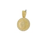 Κωνσταντινάτο Γυναικείο 9 Καρατίων Δύο Όψεων (1,3 εκ διάμετρος)